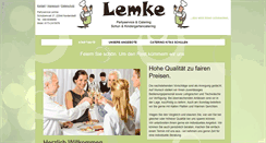 Desktop Screenshot of lemke-partyservice.de