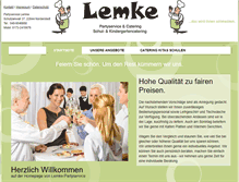 Tablet Screenshot of lemke-partyservice.de